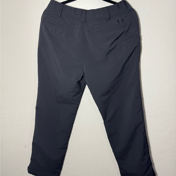 Under Armour Match Play Golf Pants Mens 32x30 Black Lightweight Performance - Picture 2 of 4